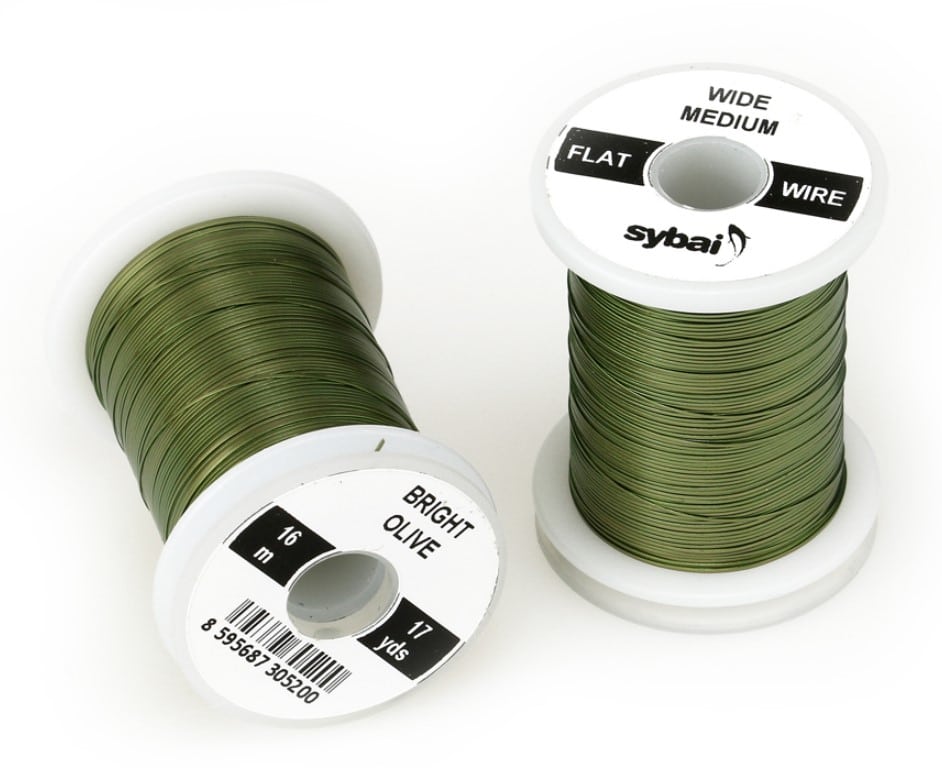 Flat Medium Wide 537645 Bright Olive