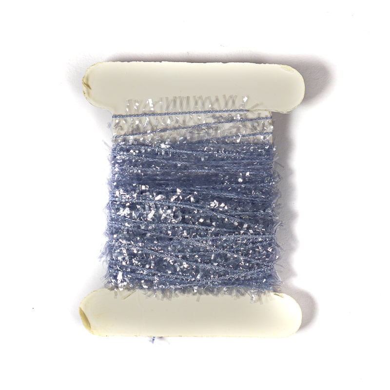 Gray Silver Chenille Crystal Leg JK