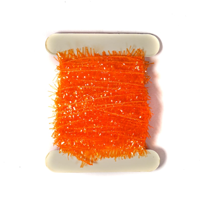 Orange Chenille Crystal Leg JK