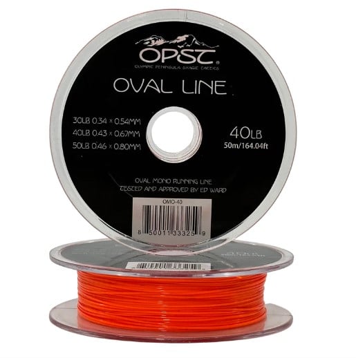 Oval Running Line Orange 40LB