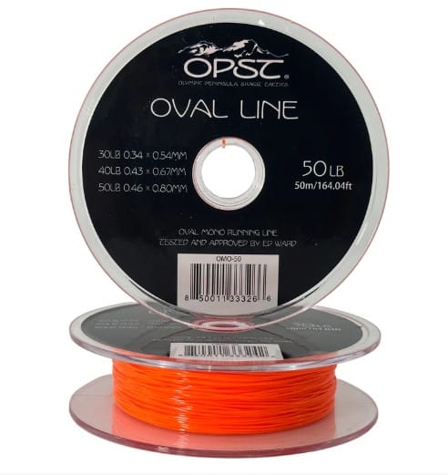 Oval Running Line Orange 50LB