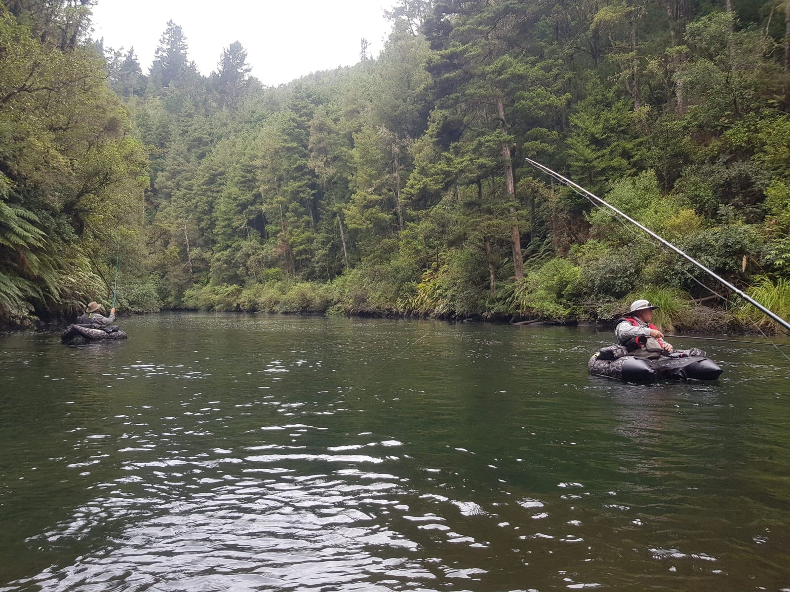 Belly Boating on the Waipapa