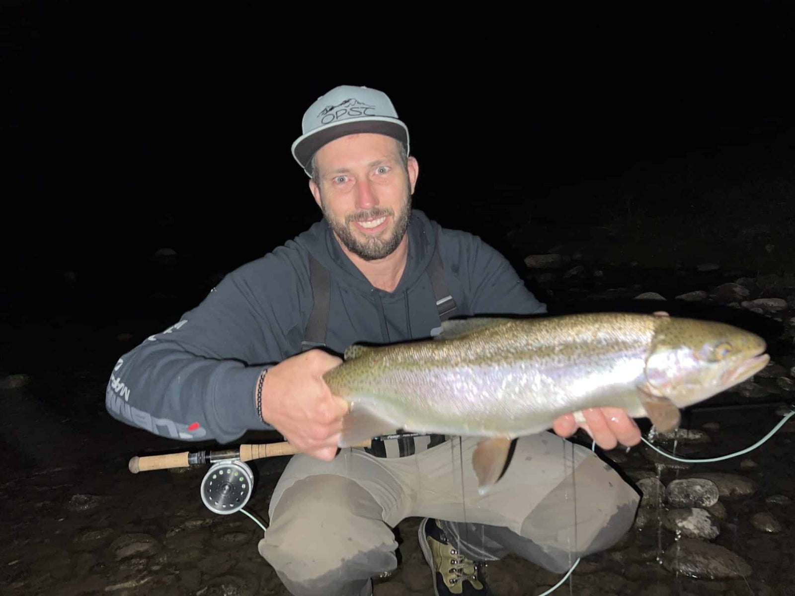Why Not Have a Swing? Trout Spey at Night