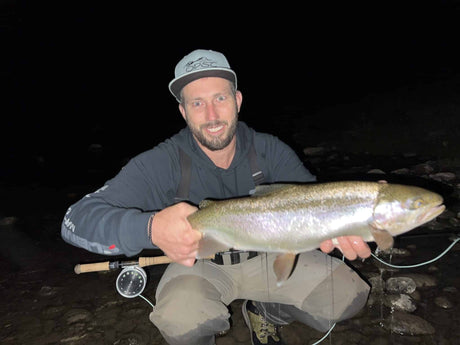 Why Not Have a Swing? Trout Spey at Night