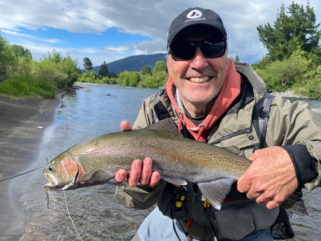 Ashley from the UK with success on the Tongariro.