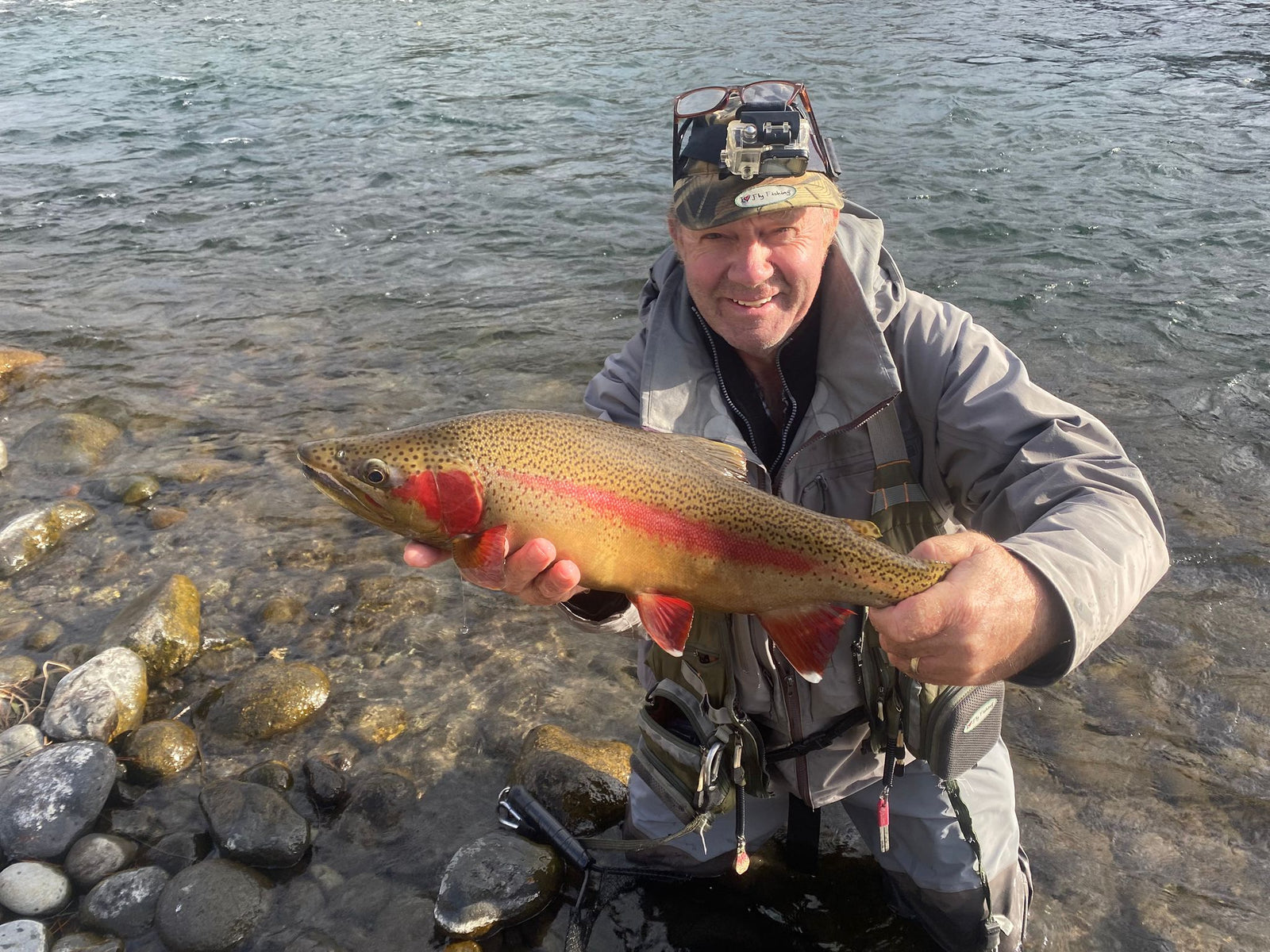 Brian Willson with a great Taupo rainbow trout