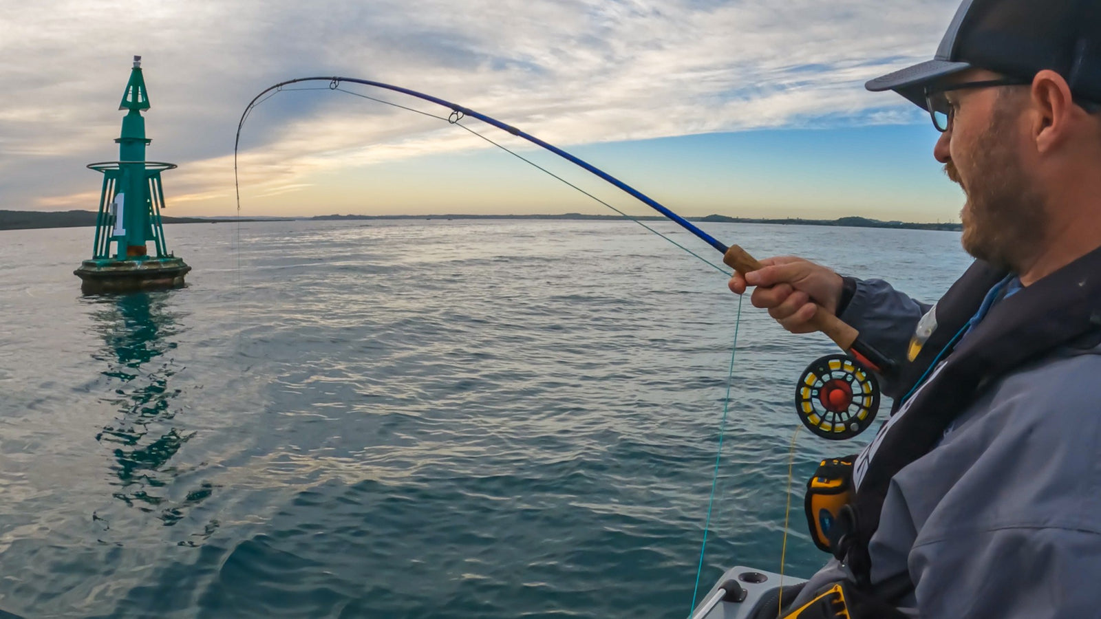 Kingfish on Fly