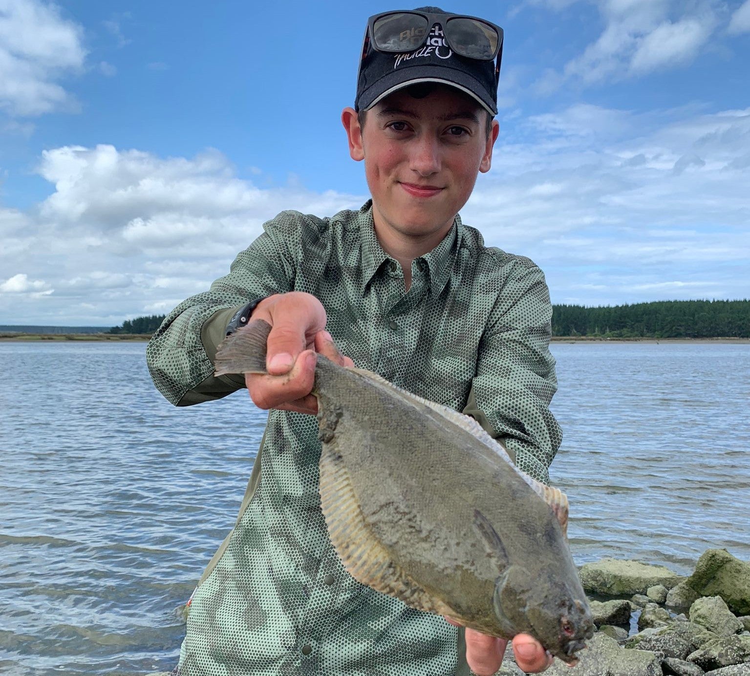 Flounder on fly