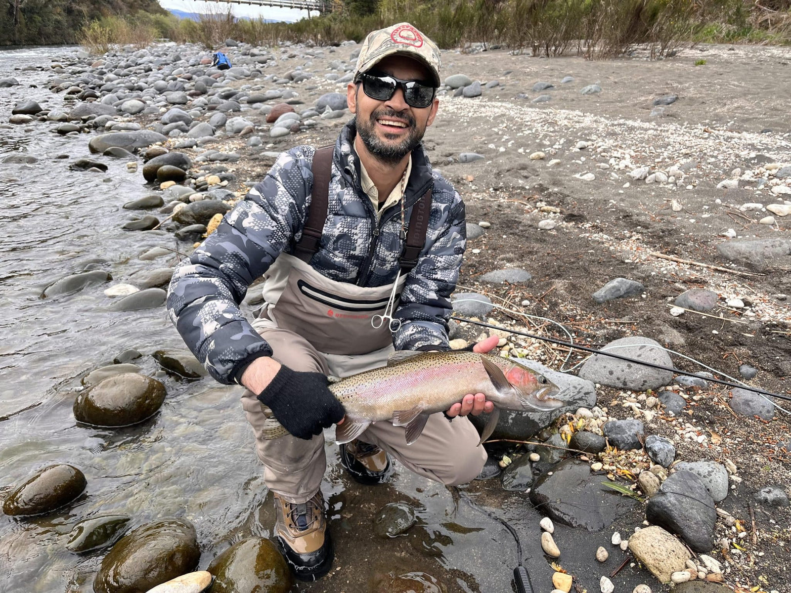 Nice fish on the Tongariro River.
