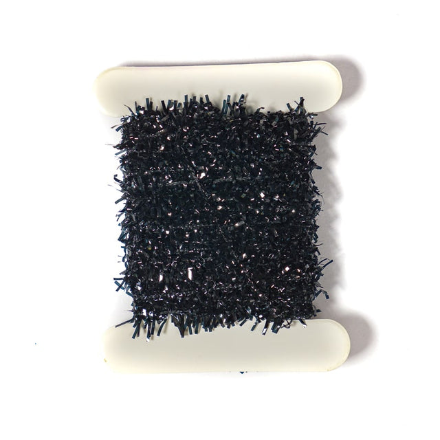 Black Chenille Crystal Leg JK