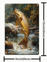 Brown Trout Leaping B