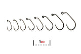 Fulling Mill Jig Force Black Nickel Barbless (50 Pack)
