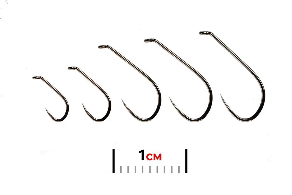 Fulling Mill Ultimate Dry Fly Black Nickel Barbless (50 pack)