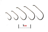 Fulling Mill Ultimate Dry Fly Black Nickel Barbless (50 pack)
