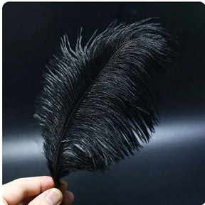 Feather Ostrich Black