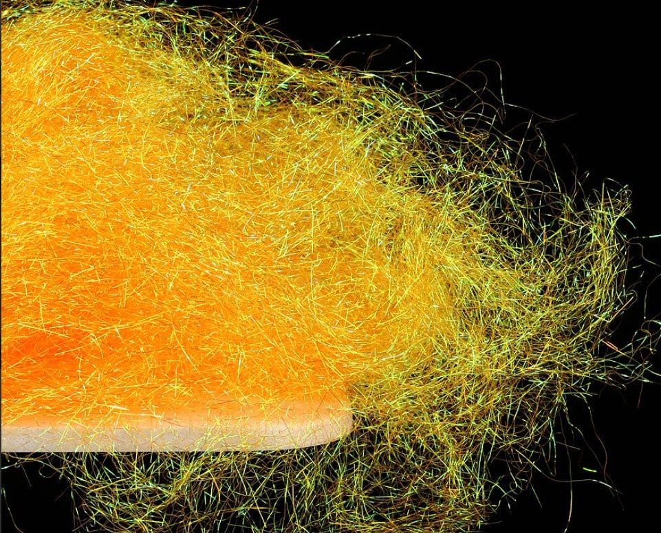 Fine Flash Dubbing - 268674 Yellow Orange