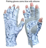Fishing Gloves Blue 1