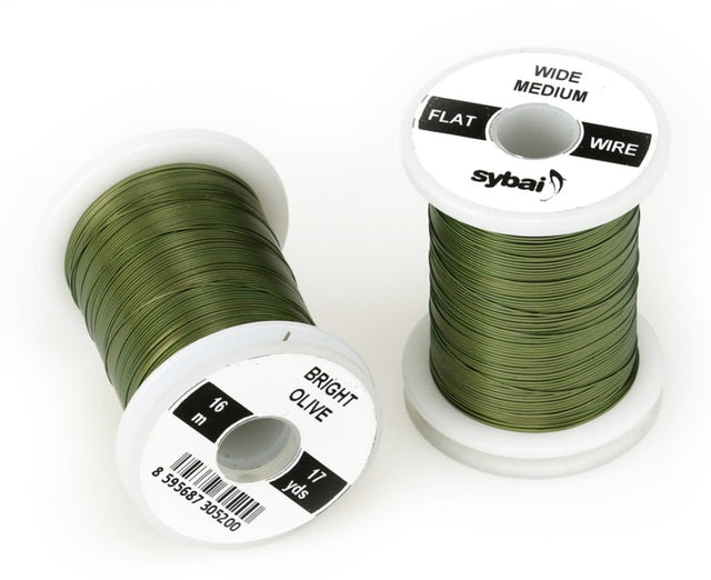 Flat Medium Wide 537645 Bright Olive