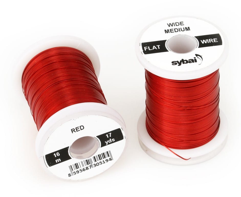Flat Medium Wide 537658 Red