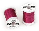 Flat Medium Wide 537660 Bright Wine Red