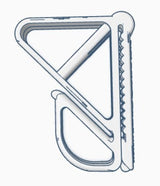 Fly Line Stripping Clip White