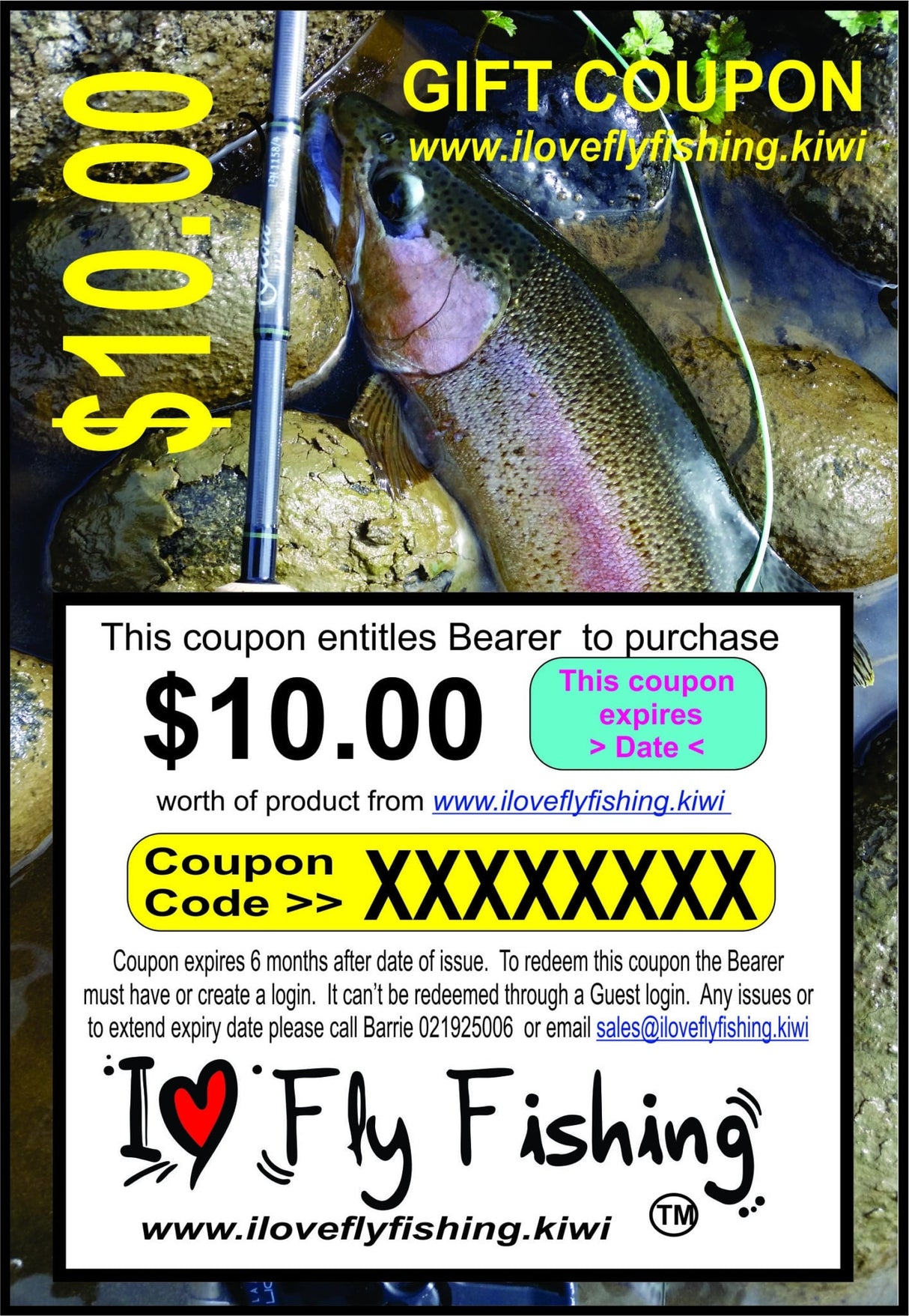 Gift Coupon $10.00