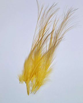 Gold Heron Egret Hackles
