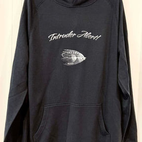 Intruder Alert Hoodie Black 1