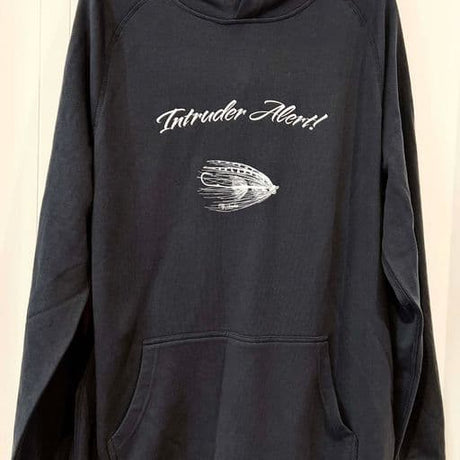 Intruder Alert Hoodie Black 1