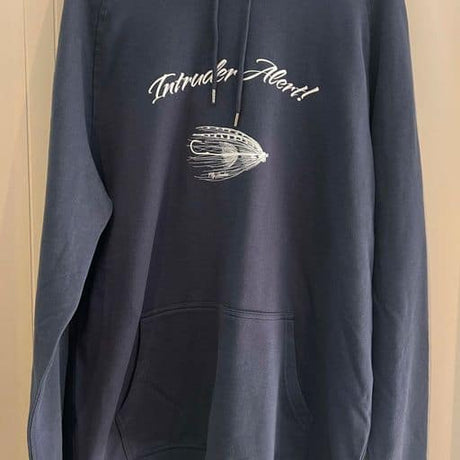 Intruder Alert Hoodie Blue 1