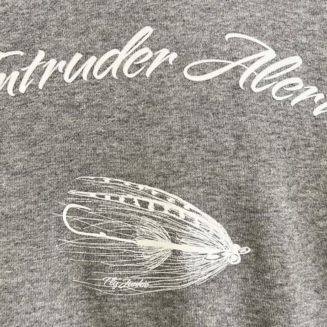 Intruder Alert Hoodie Gray 2