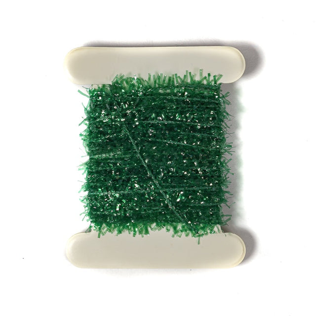 Olive Chenille Crystal Leg JK