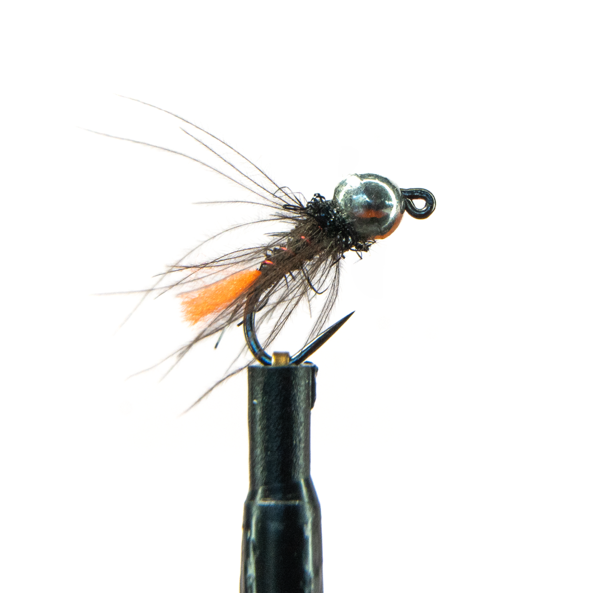Silver Bead Orange Tag Nymph