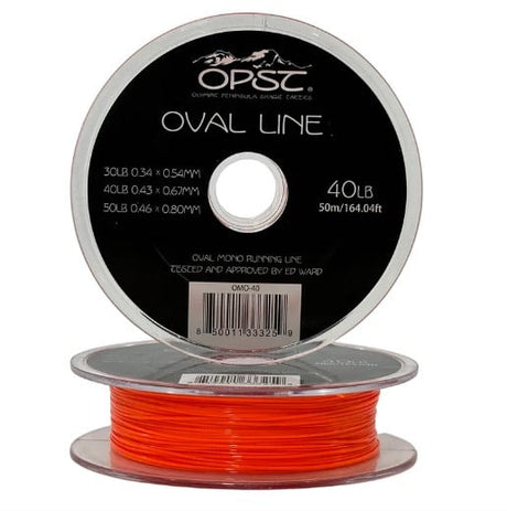 Oval Running Line Orange 40LB