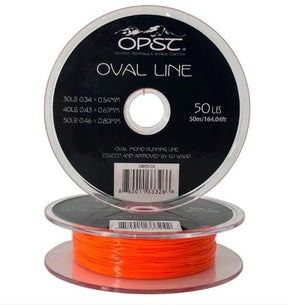 Oval Running Line Orange 50LB