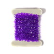 Purple Chenille Crystal Leg JK