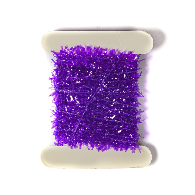 Purple Chenille Crystal Leg JK