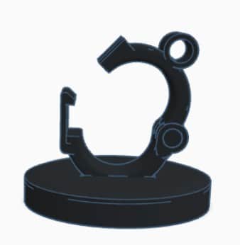Rod Holder Black