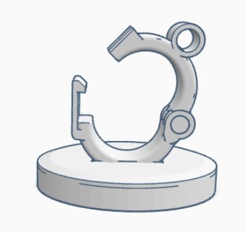 Rod Holder White