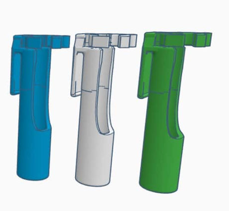 Rod holder with belt clip - 3B