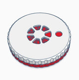 Split Shot Container Red