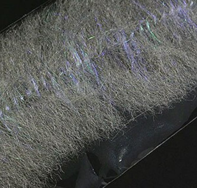 Streamer Brush Silver Gray