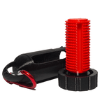 Waste Tipped Holder 3D Printed Black Red 3
