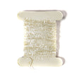 White Chenille Crystal Leg JK