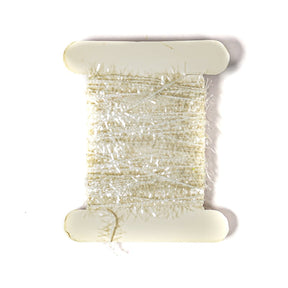 White Chenille Crystal Leg JK