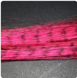 Zebra Grizzly Fly Tying Minnow Pink